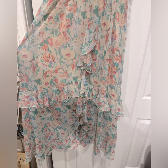 Floral Ruffle Maxi Dress - Picture 4 of 7